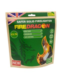 Firedragon Solid Fuel Gel - Can Be Used As Antibacterial Hand Gel 12 Blocks