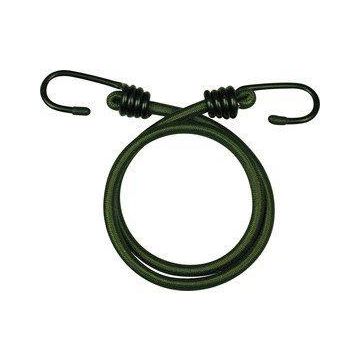 18" Green Elastic Bungee Cord With Hooks