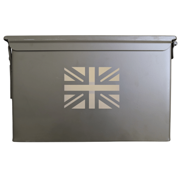 Custom Union Jack 50 Cal Ammo Box