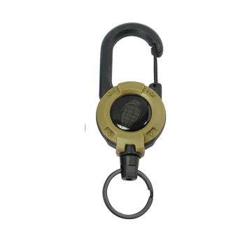 Kombat Heavy Duty Retractable Carabiner - Coyote