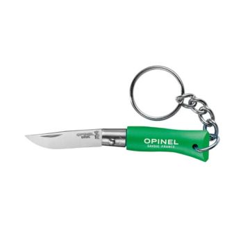 Opinel No02 Colorama Keyring - Green