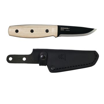 Mora Finn Knife Blackblade Ash Wood