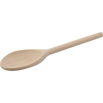 Solid Beech Wood Spoon 25cm