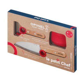 Opinel Le Petit Chef Box Set - Red