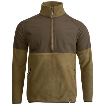 Jack Pyke Bleasdale Half Zip Fleece Top Dark Mustard