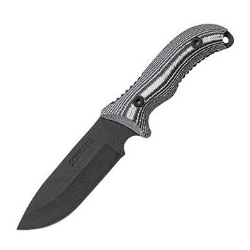 Schrade F36M 5" Full Tang Bushcraft & Survival knife /w Micarta Handles & Ferro Rod
