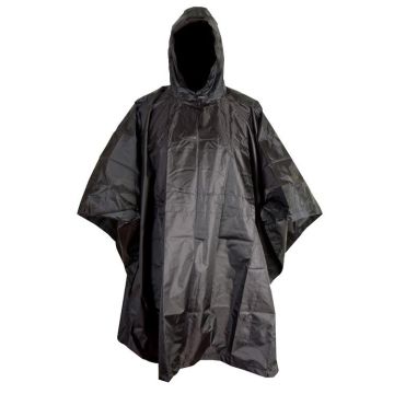 Kombat US Style Poncho - Black
