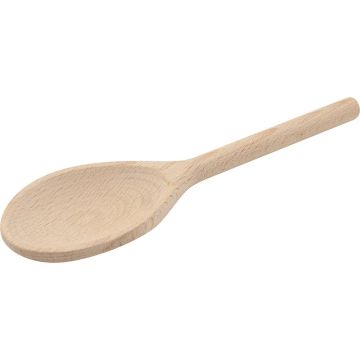 Solid Beech Wood Spoon 20cm